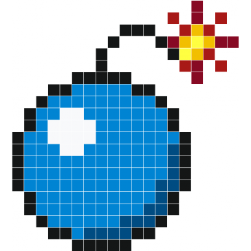 Pixel Art Bombe