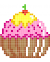 Cupcake Fraise Chocolat.