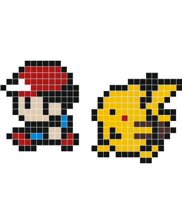 Stickers Pokémon Sacha et Pikachu - Stickers muraux Pikachu