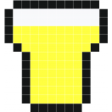 Pixel-art beer