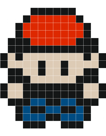 Ash Ketchum Pixel Art 32X32